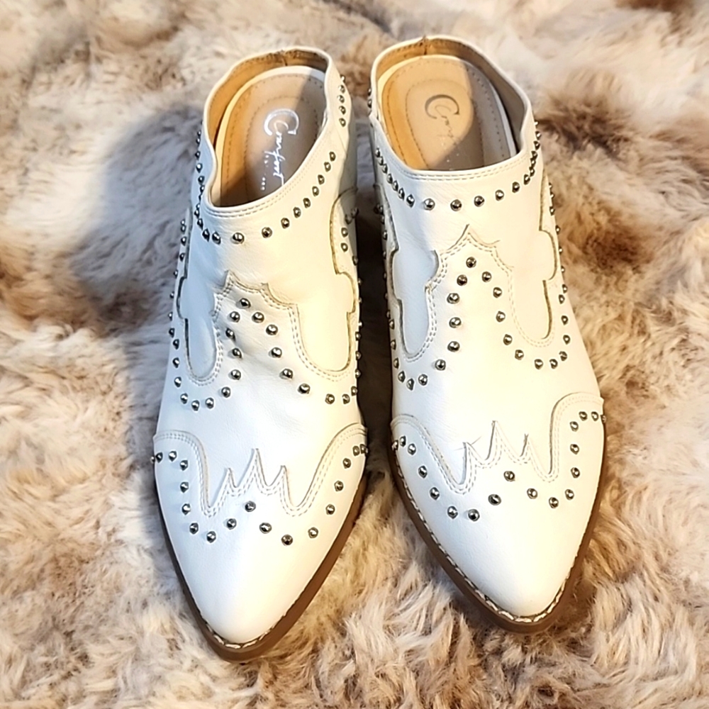 Cowboy boot style clogs